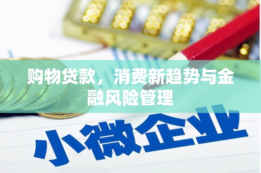 将军购物贷款，消费新趋势与金融风险管理