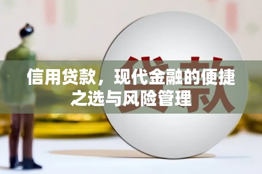 将军信用贷款，现代金融的便捷之选与风险管理
