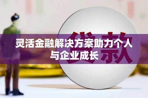 将军灵活金融解决方案助力个人与企业成长