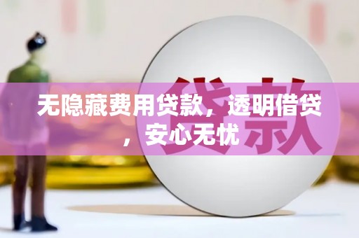 将军无隐藏费用贷款，透明借贷，安心无忧
