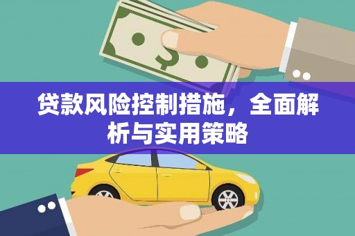 将军贷款风险控制措施，全面解析与实用策略