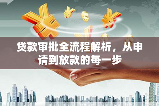 将军贷款审批全流程解析，从申请到放款的每一步