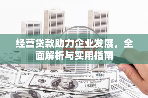 将军经营贷款助力企业发展，全面解析与实用指南