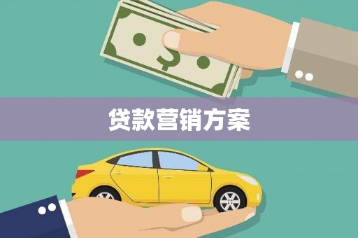 将军贷款营销方案