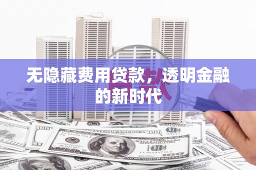 将军无隐藏费用贷款，透明金融的新时代