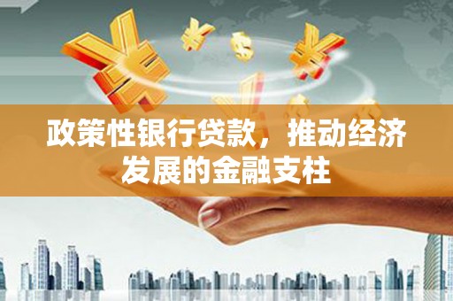 将军政策性银行贷款，推动经济发展的金融支柱
