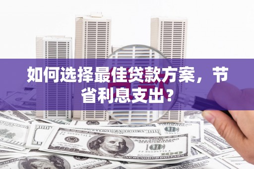 将军如何选择最佳贷款方案，节省利息支出？