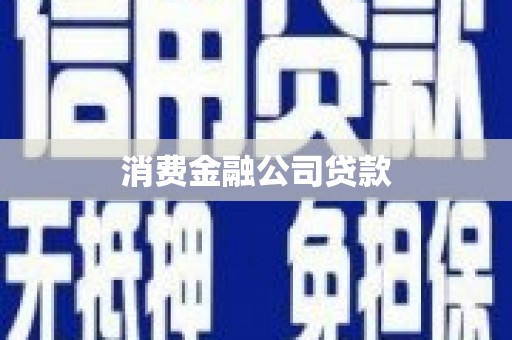将军消费金融公司贷款