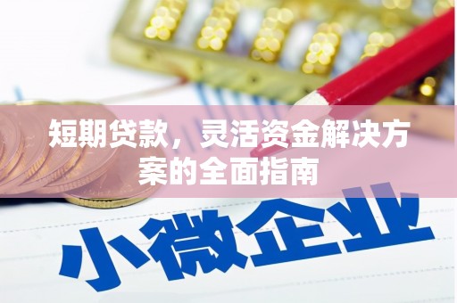 将军短期贷款，灵活资金解决方案的全面指南