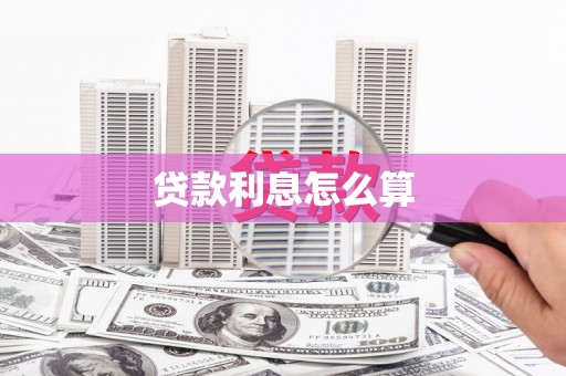 将军贷款利息怎么算