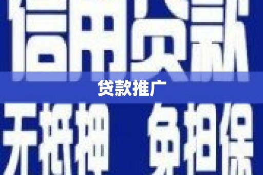 将军贷款推广