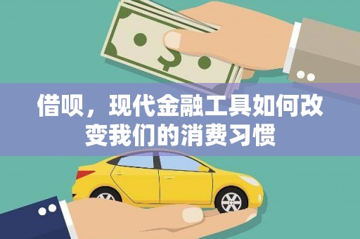 将军借呗，现代金融工具如何改变我们的消费习惯