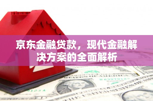将军京东金融贷款，现代金融解决方案的全面解析