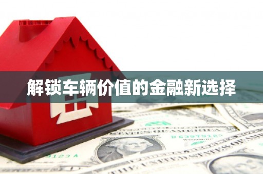 将军解锁车辆价值的金融新选择