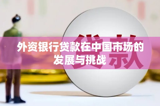 将军外资银行贷款在中国市场的发展与挑战