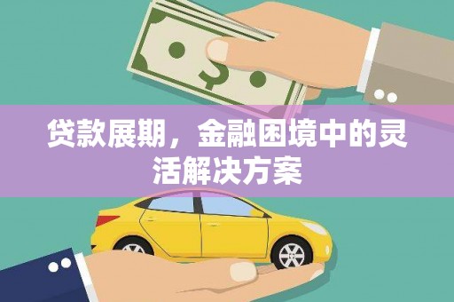 将军贷款展期，金融困境中的灵活解决方案
