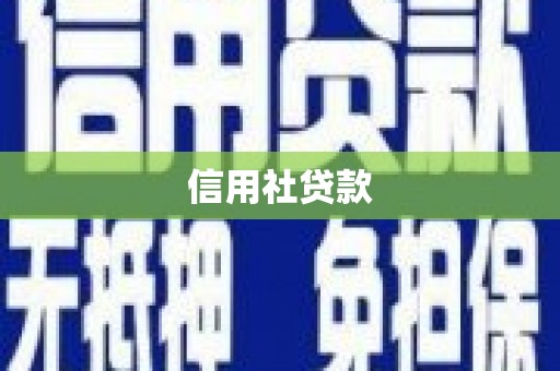 将军信用社贷款