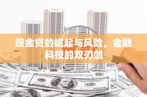 将军现金贷的崛起与风险，金融科技的双刃剑