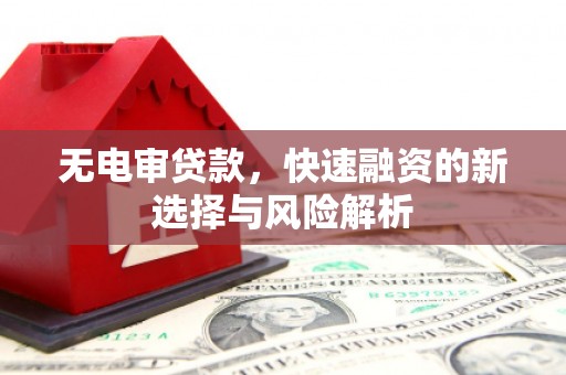 将军无电审贷款，快速融资的新选择与风险解析