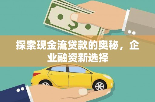 将军探索现金流贷款的奥秘，企业融资新选择