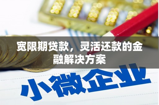 将军宽限期贷款，灵活还款的金融解决方案