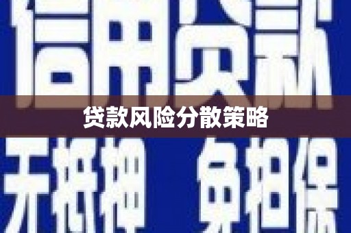 将军贷款风险分散策略