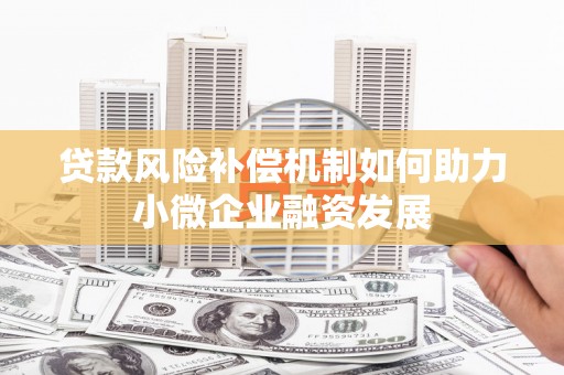 将军贷款风险补偿机制如何助力小微企业融资发展