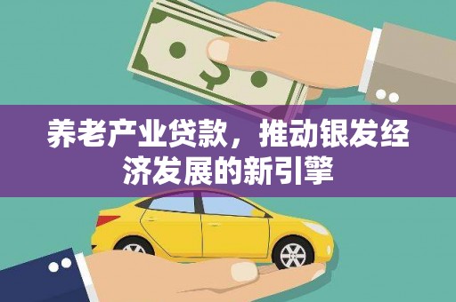 将军养老产业贷款，推动银发经济发展的新引擎