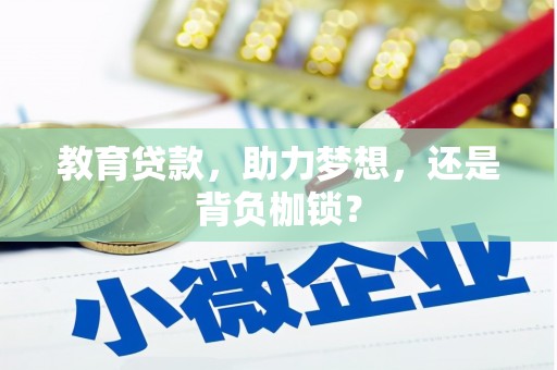 将军教育贷款，助力梦想，还是背负枷锁？