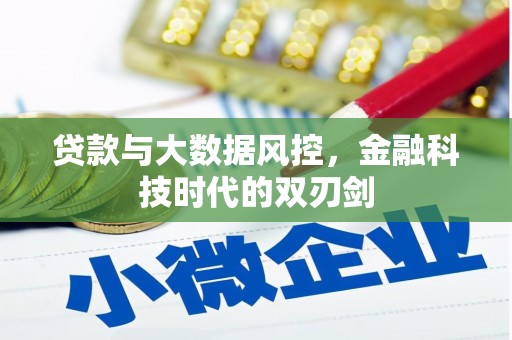 将军贷款与大数据风控，金融科技时代的双刃剑