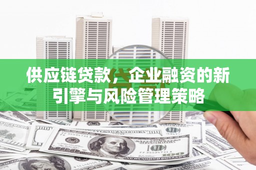 将军供应链贷款，企业融资的新引擎与风险管理策略