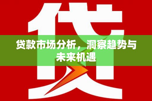 将军贷款市场分析，洞察趋势与未来机遇