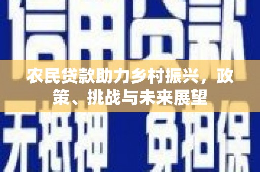 将军农民贷款助力乡村振兴，政策、挑战与未来展望