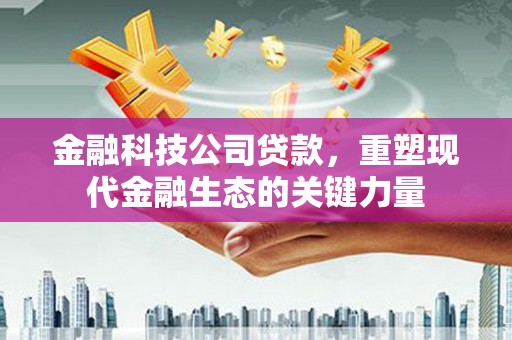 将军金融科技公司贷款，重塑现代金融生态的关键力量