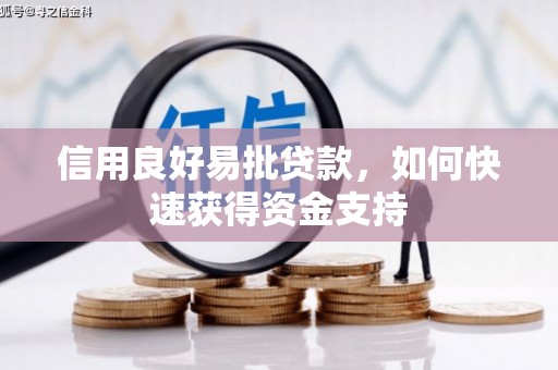 将军信用良好易批贷款，如何快速获得资金支持