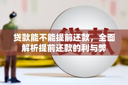 将军贷款能不能提前还款，全面解析提前还款的利与弊
