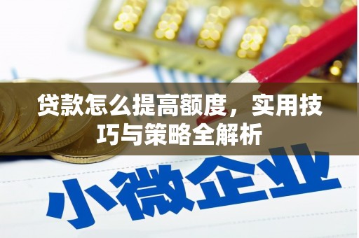 将军贷款怎么提高额度，实用技巧与策略全解析