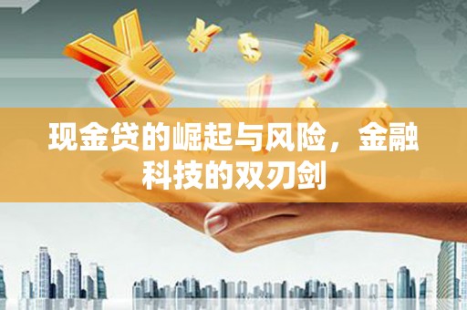 将军现金贷的崛起与风险，金融科技的双刃剑