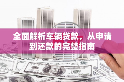 将军全面解析车辆贷款，从申请到还款的完整指南