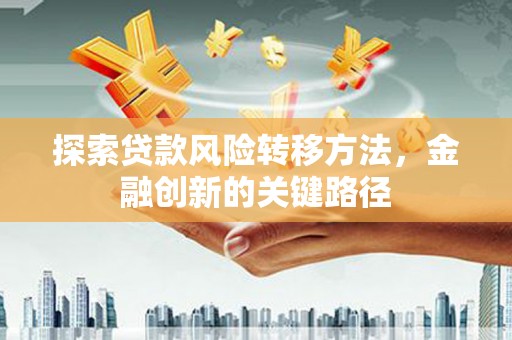 将军探索贷款风险转移方法，金融创新的关键路径