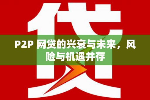将军P2P 网贷的兴衰与未来，风险与机遇并存