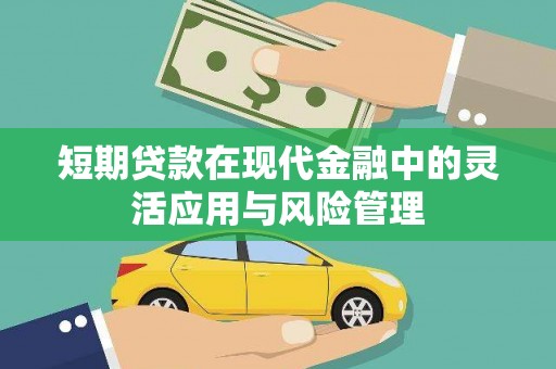 将军短期贷款在现代金融中的灵活应用与风险管理