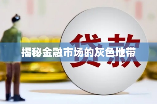 将军揭秘金融市场的灰色地带