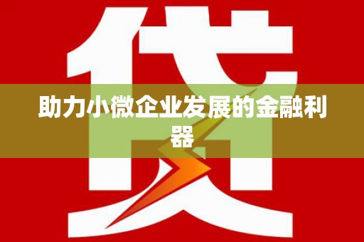 将军助力小微企业发展的金融利器